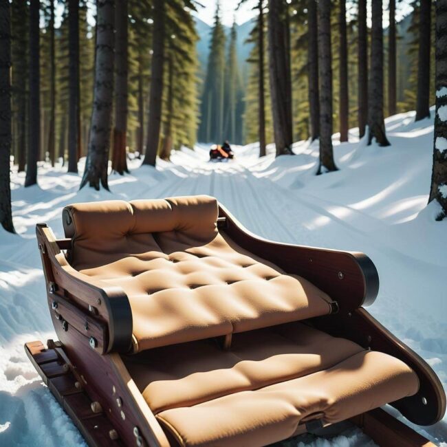 DIY Oparcie dla dziecięcych sanek