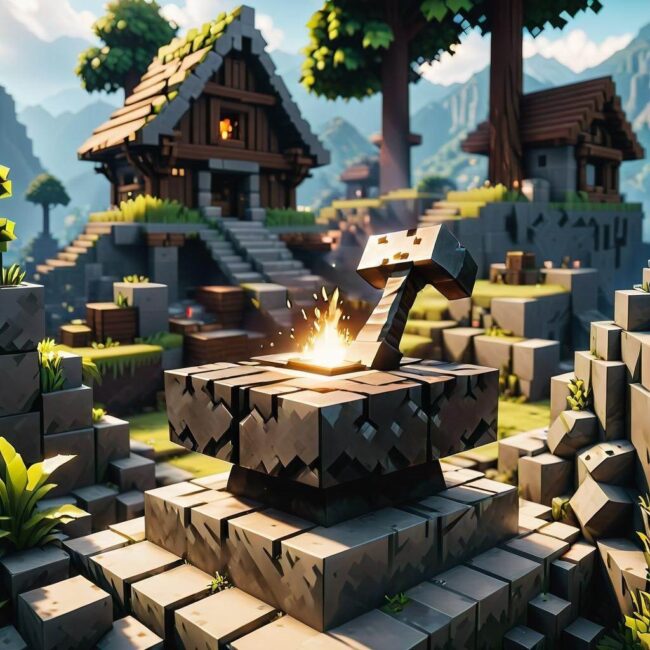 Jak naprawić narzędzia w kowadle minecraft