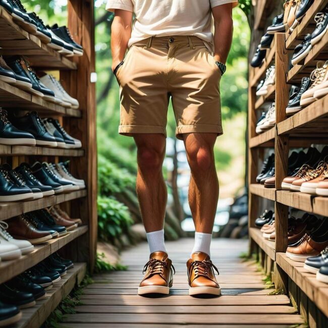 Męskie pantofle na letnie wieczory