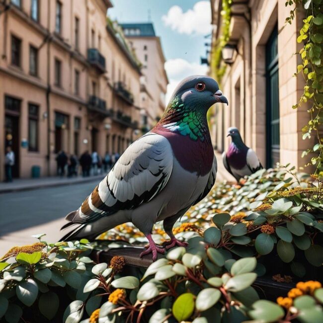 Najbardziej niepokojący kolor dla gołębi