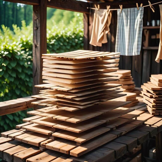 Przyspieszanie procesu suszenia drewna